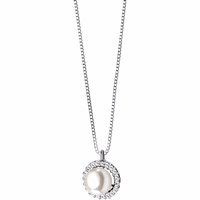 Collana Comete Donna Perle in Oro bianco Perla GLP376 - GLP376